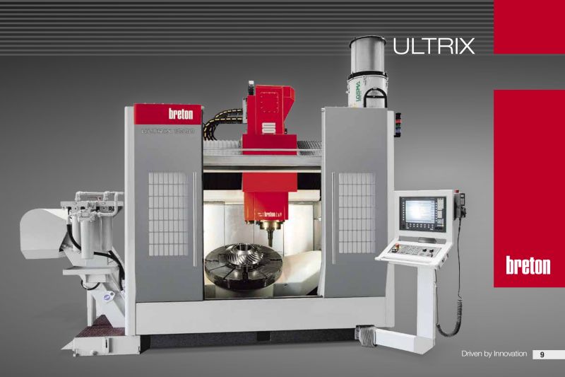 五轴联动立式车铣复合加工中心 Ultrix （4轴或5轴）